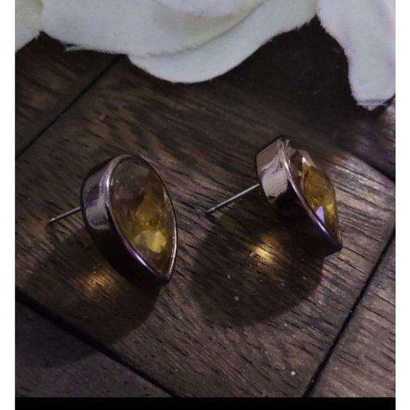 Anne Klein Tear Drop Earrings - Picture 2 of 4